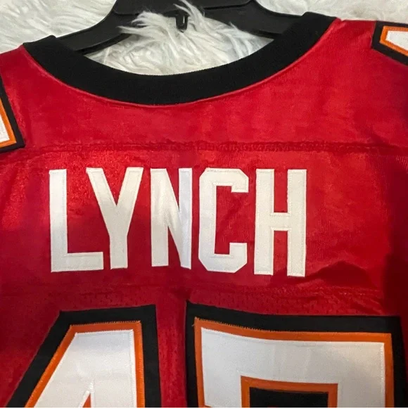 Tampa Bay Buccaneers VINTAGE John Lynch #47 Adidas Pro-Line Football Jersey. 42
